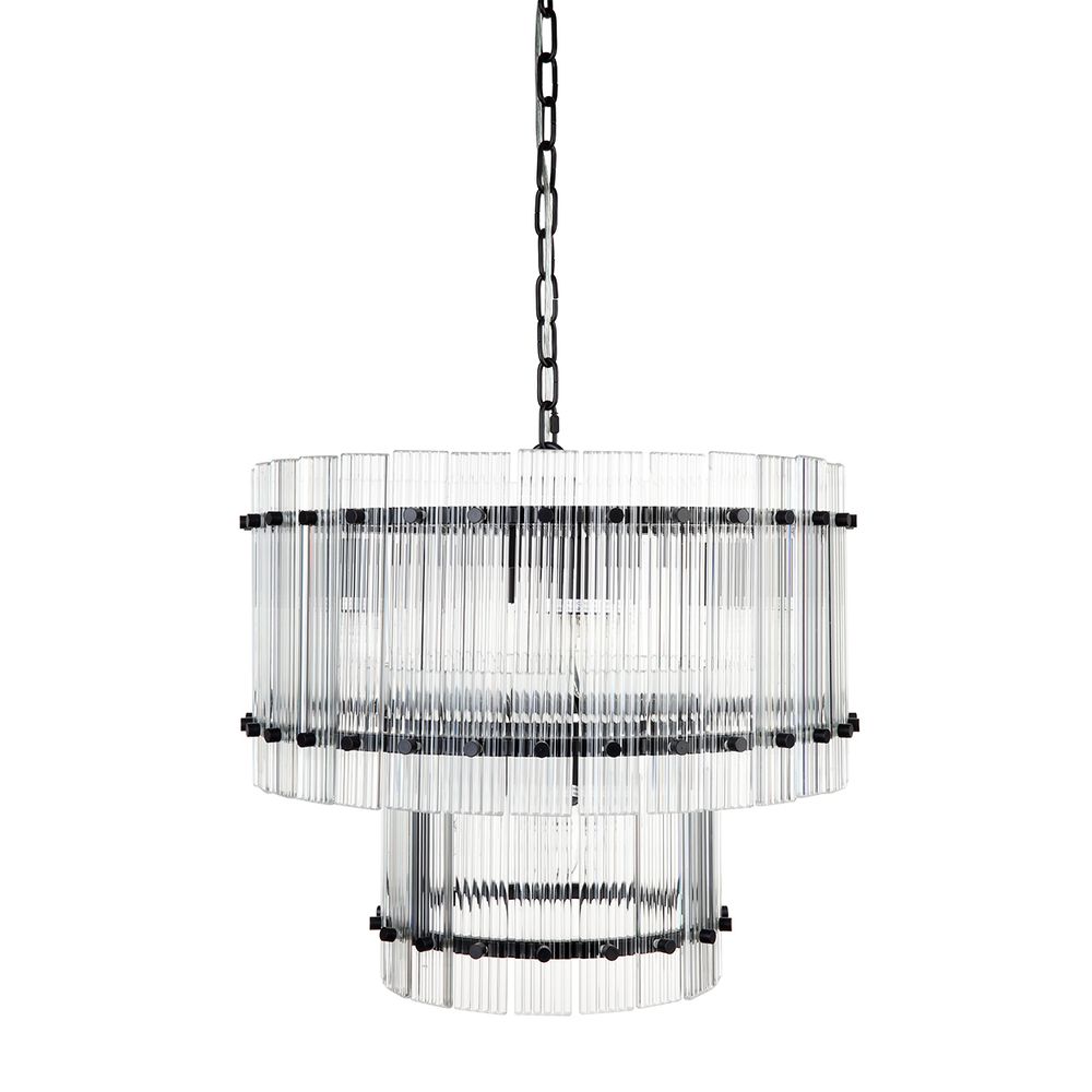 Paloma Pendant - 2 Tier Black - (Out of Stock)