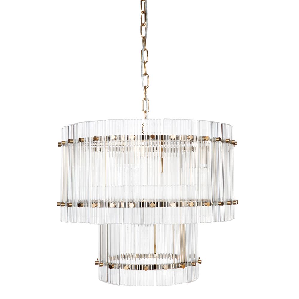 Paloma Pendant - 2 Tier Brass - Coming Soon!