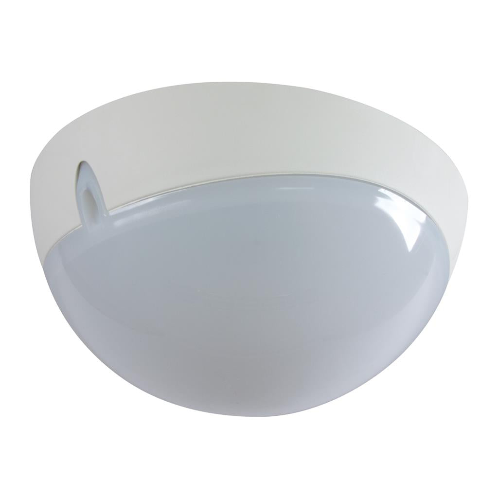 Polydome-250 Small Round 240V Polycarbonate Ceiling Light IP66 E27